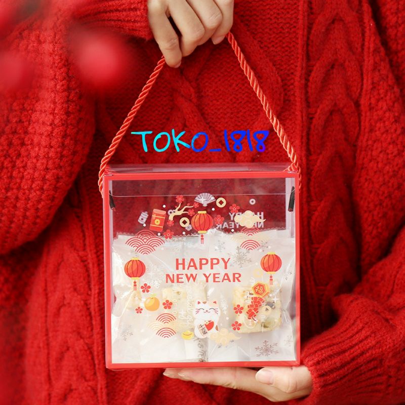 ( 5 PCS )KOTAK KUE MIKA / MIKA BOX KUE / KOTAK HAMPERS / KOTAK KUE IMLEK / KOTAK COOKIES