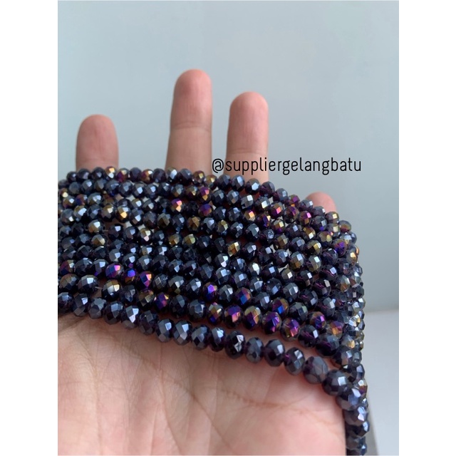 Crystal Ceko 6mm AMETHYST quartz UNGU kecubung KUARSA kuarsa kristal