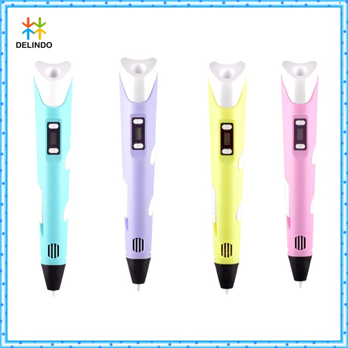 

HJK 3d Pen Pulpen 3 Dimensi Stereoscopic Printing Pen Portale Mainan