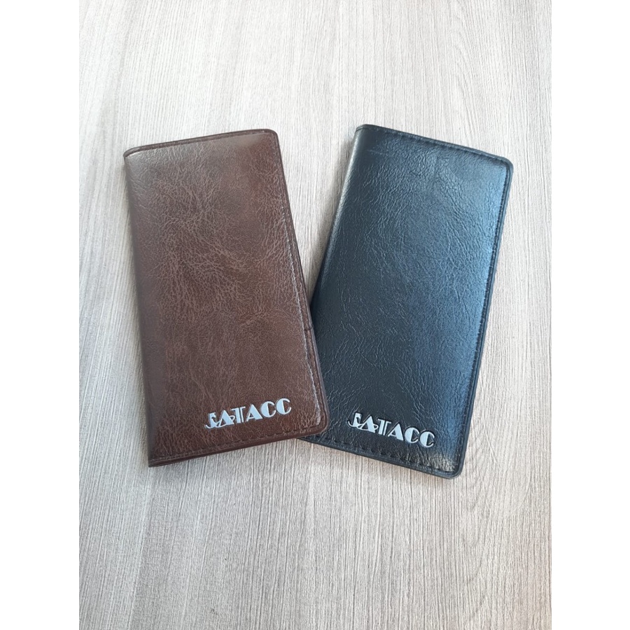 Dompet Pria panjang PU leather / Dompet Fashion Pria dan Wanita