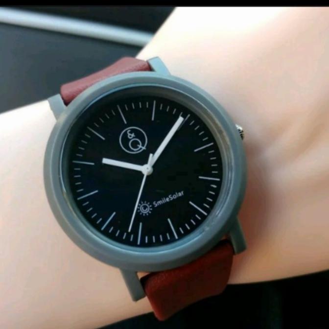 RECOMENDED JAM TANGAN PRIA Q&Q QNQ SMILE SOLAR RUBBER STRAP BY HARGAJAM COWOK