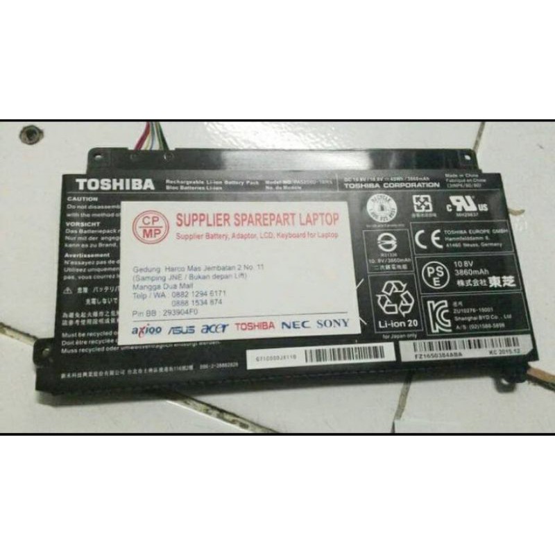 Battery Baterai Original Toshiba Satellite P55W P55W-B P55W-B5224