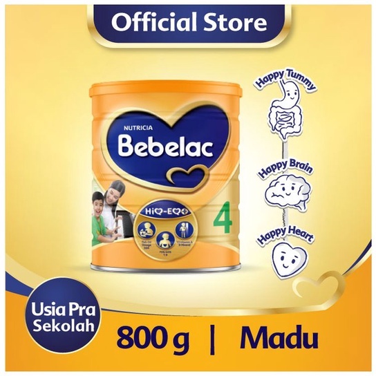 

Bebelac 4 Susu Pertumbuhan Fos & Gos Madu 800G