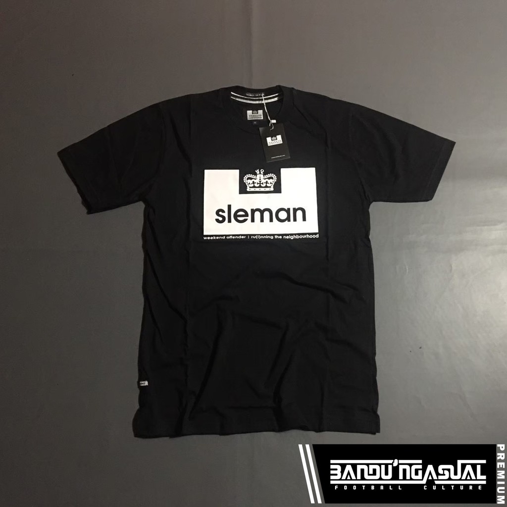 TSHIRT "WEEKEND OFFENDER" SERIES CITY SLEMAN (BLACK)