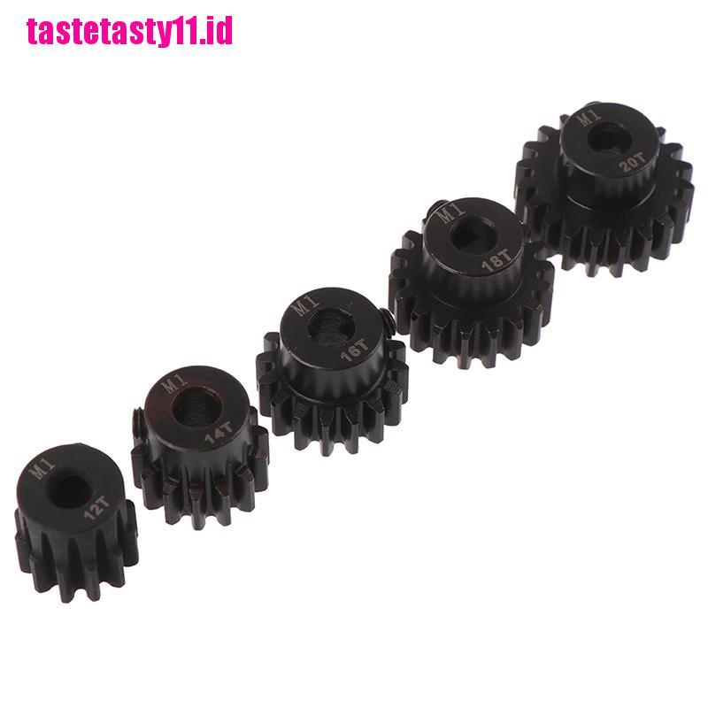 Motor Brushless Gear M1 12T 14T 16T 18T 20T Shaft Steel Pinion Untuk 1 / 8