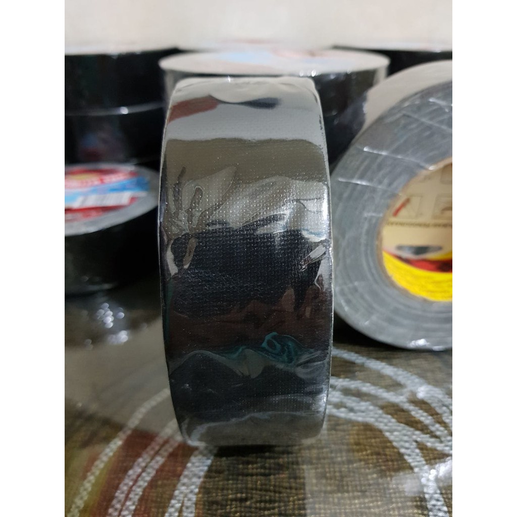 

Terlaris CLOTH TAPE LAKBAN KAIN WARNA HITAM TACHIMITA BERKUALITAS 2 INCH 40 M
