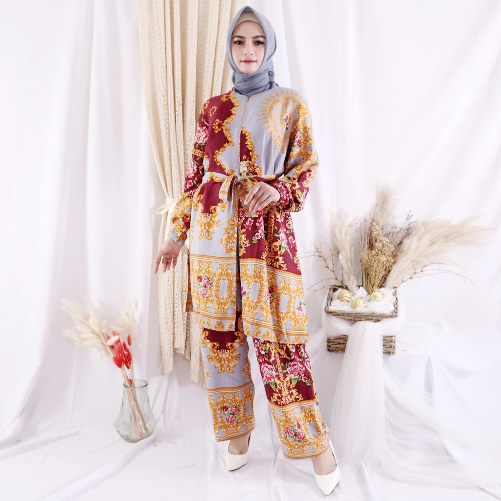 JOSJOLI_STORE/Stelan PP Arava, Dersi dan Cerisa/Stelan Rayon Wanita Dewasa XXL