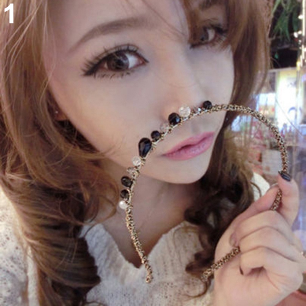 Jepit Rambut Bentuk Irregular Aksen Berlian Imitasi Untuk Wanita