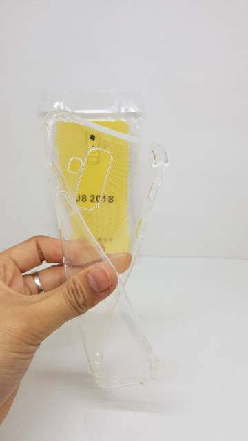 Anti Crack Samsung J8 2018 J810 6.0&quot; Soft Case Samsung A6 Plus 2018 A6+ Jelly Case Tahan Benturan