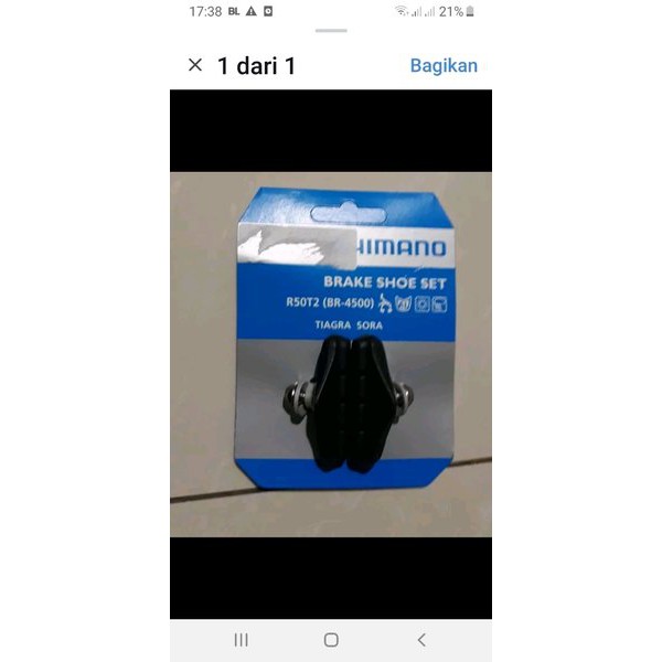 karet rem shimano  tiagra 4500 Berkualitas
