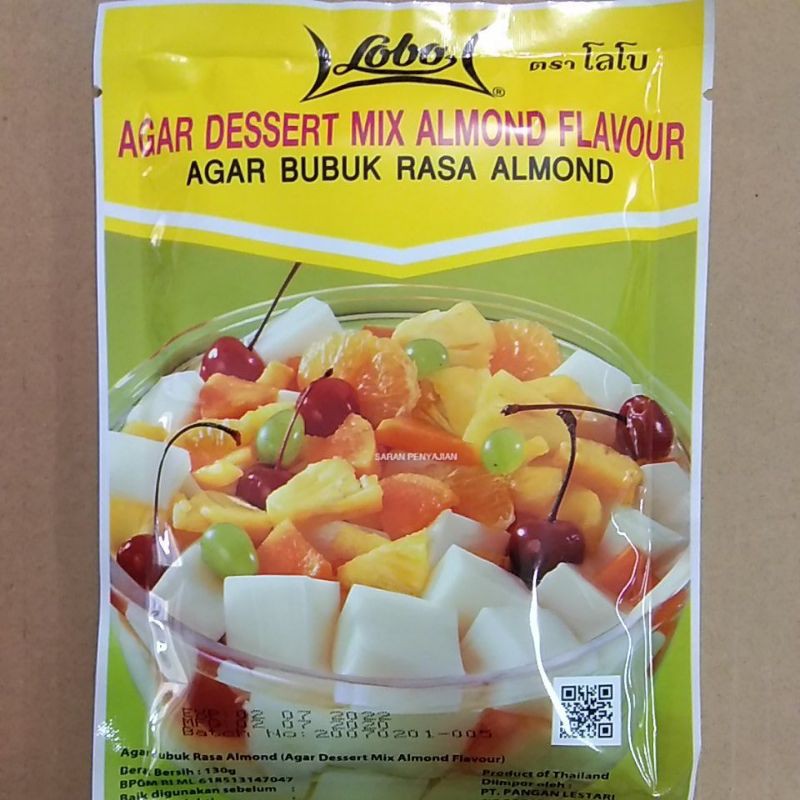 

Lobo Agar Dessert Mix Almond Flavor Agar Bubuk