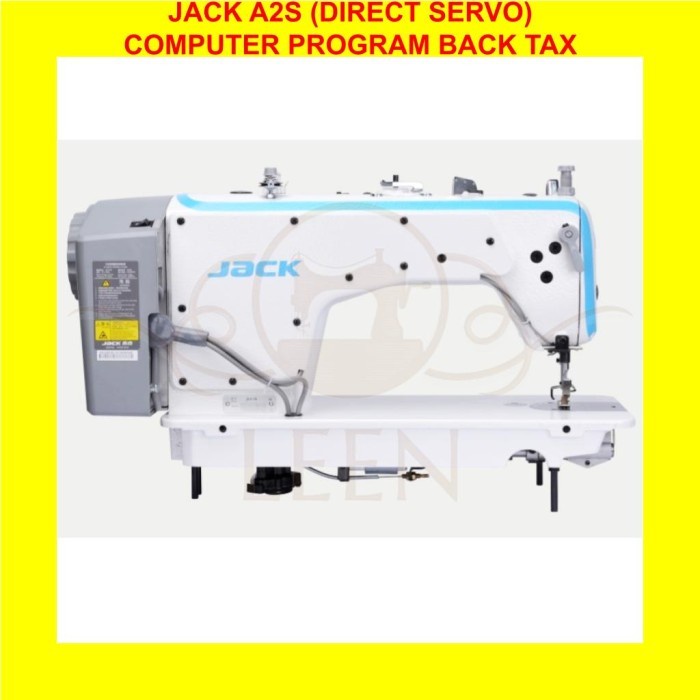 SET Mesin Jahit Direct Servo Jack A2S High Speed Computer Backtax LEEN