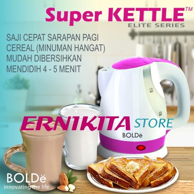 SUPER KETTLE BOLDe - ORIGINAL - TEKO LISTRIK - PEMANAS AIR
