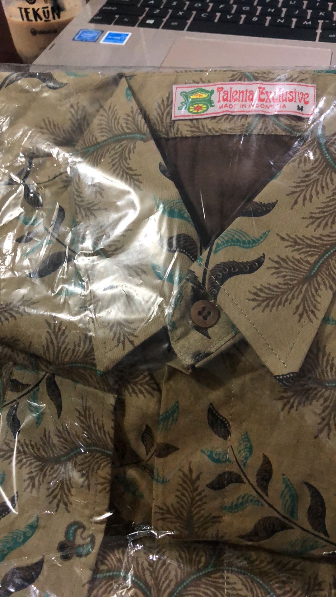 Kemeja Batik Prabu Bahan Katun Baturaden Reguler Fit A585