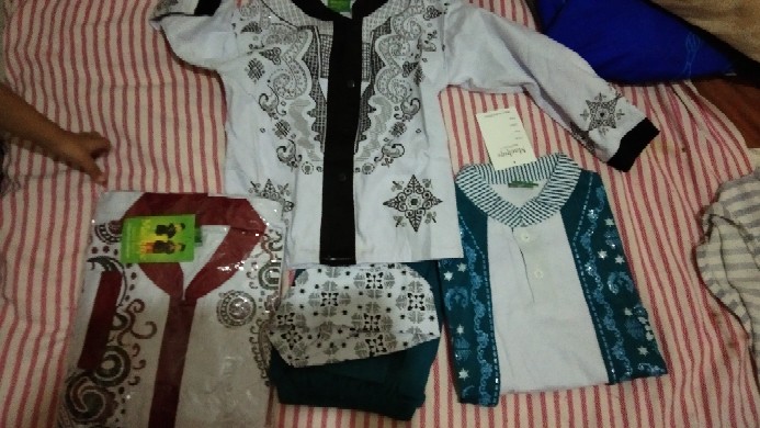 Baju Setelan Koko Anak Berbagai Corak Batik 6 Bln - 9 Thn