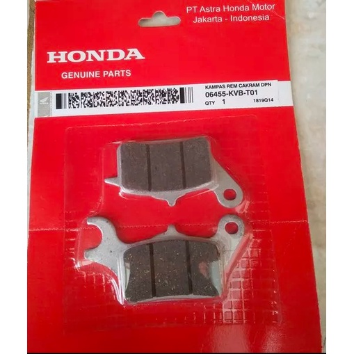 Dispad / Kampas Rem Depan Honda Beat FI Scoopy Vario KVB