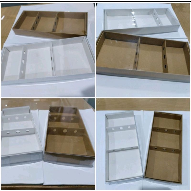 Box Souvenir Kemasan Sedotan Stainles Uk. 22 x 9,5 x 2,7 Tutup Mika