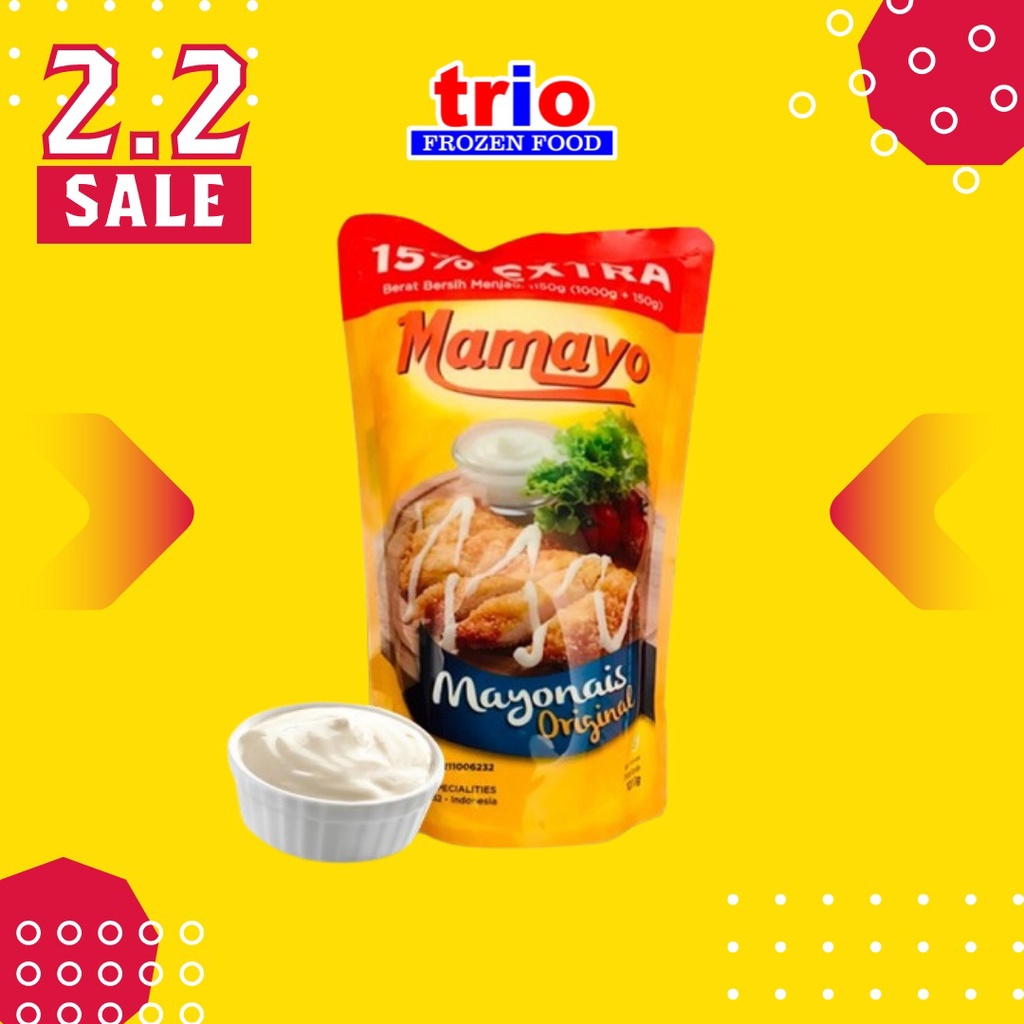 Mamayo Mayonnaise Original 1kg extra 10% (1100gr)