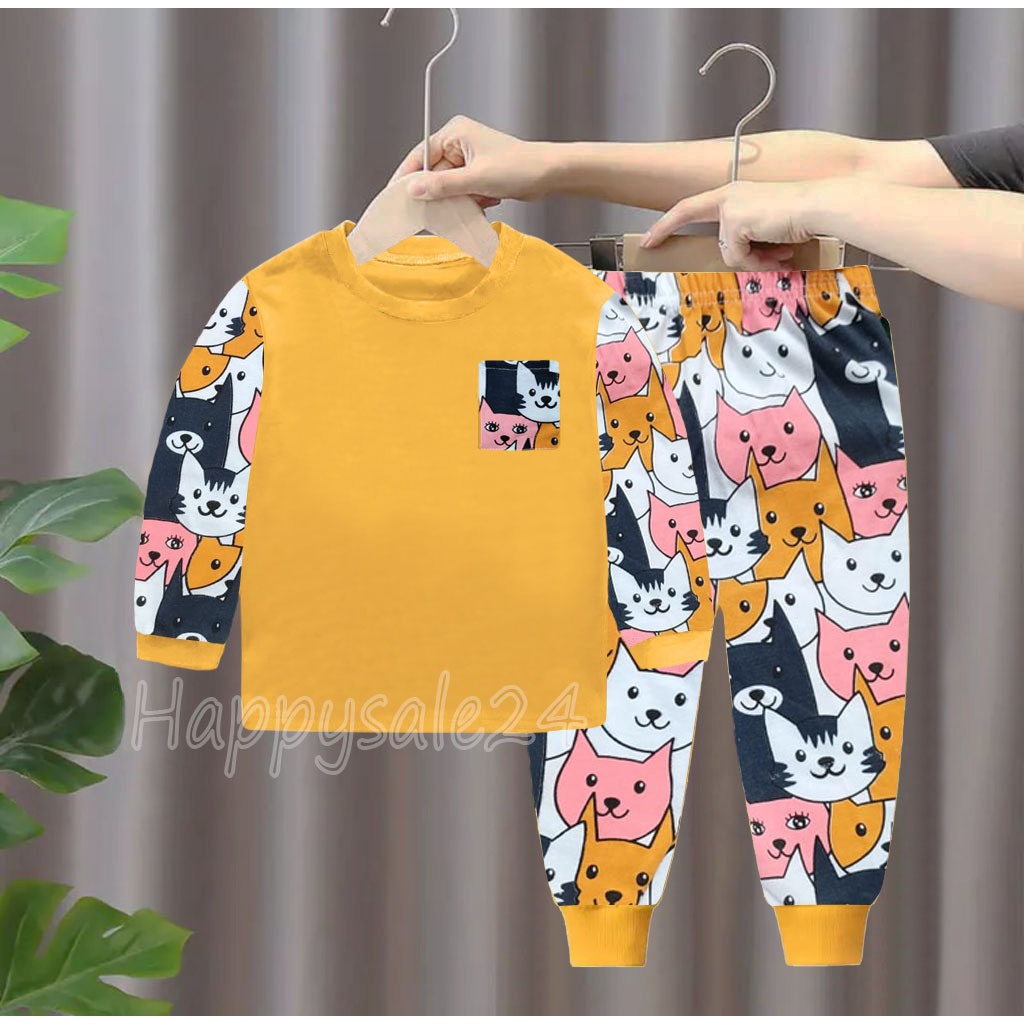 PROMO-SETELAN ANAK BAJU ANAK PIYAMA KAOS ANAK 1-5 TAHUN SETELAN MIKY KUNING SETELAN ANAK PEREMPUAN BAJU ANAK PEREMPUAN PAKAIAN ANAK PEREMPUAN SET BAJU ANAK TERLARIS