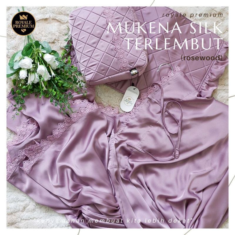 Mukenah Silk Polos Royale Premium