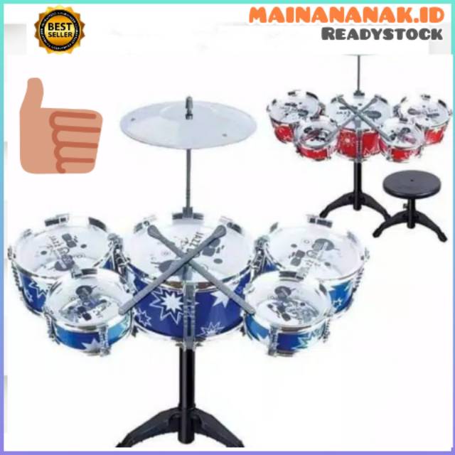  Mainan  anak  laki cowok  jazz drum drummer musik cymbal 