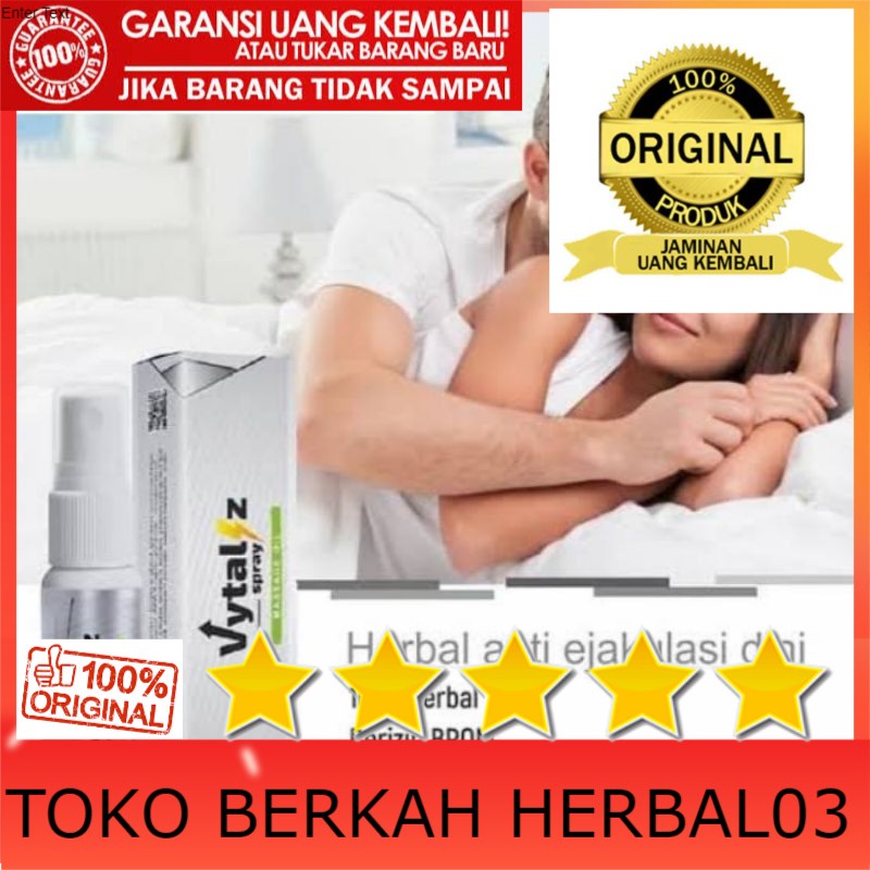 100% ASLI VYTALIZ SPRAY ASLI ORIGINAL HERBAL SEMPROT PRIA