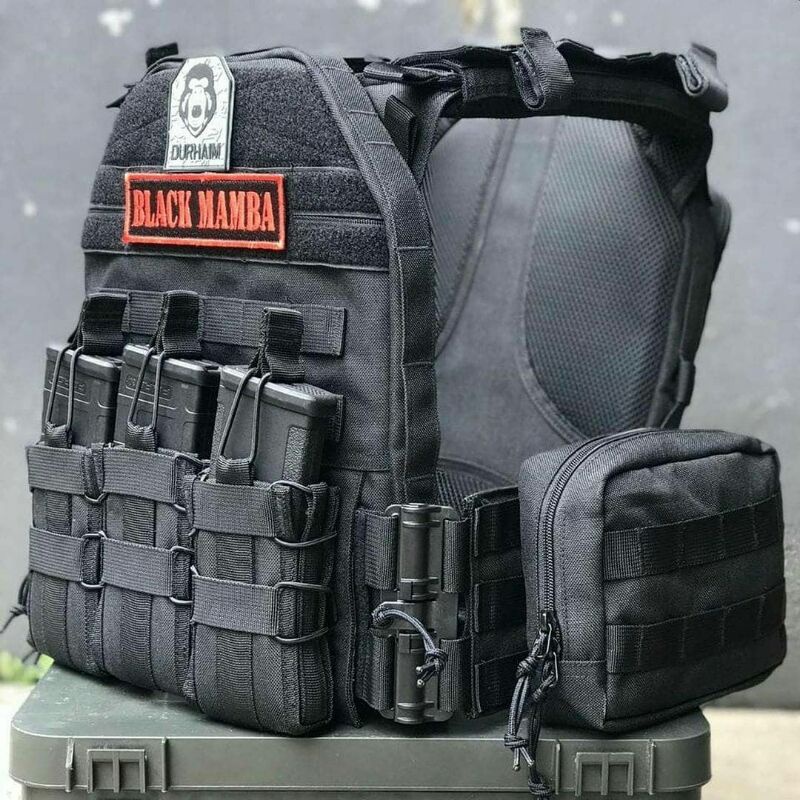 Rompi Bodyvest Durhaim Original Series Blackmamba