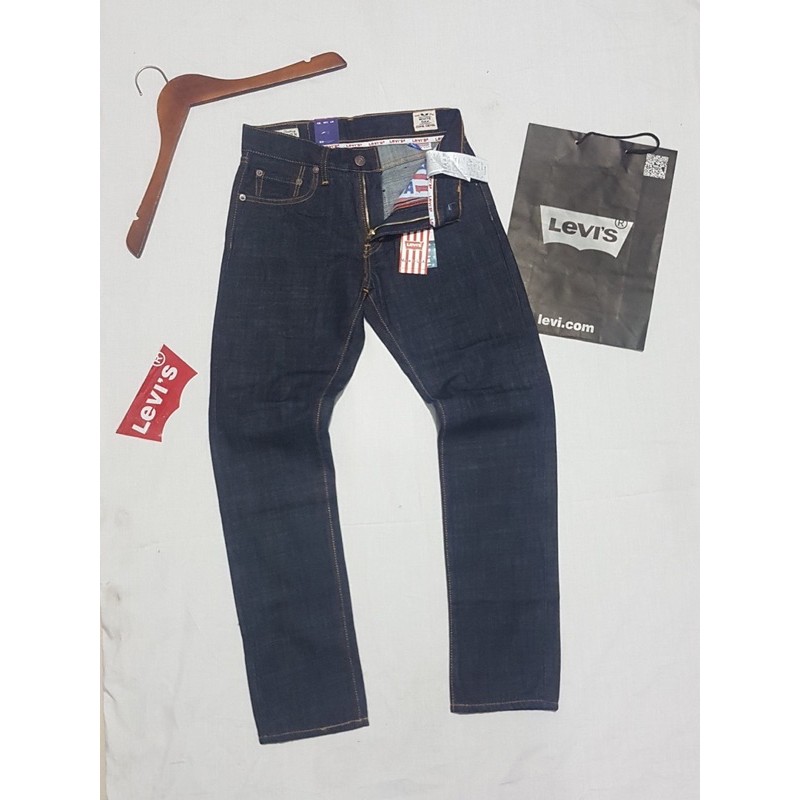 Celana Jeans Pria LEVIS 505 Original USA Slim Straight Denim Corvus Premium COD