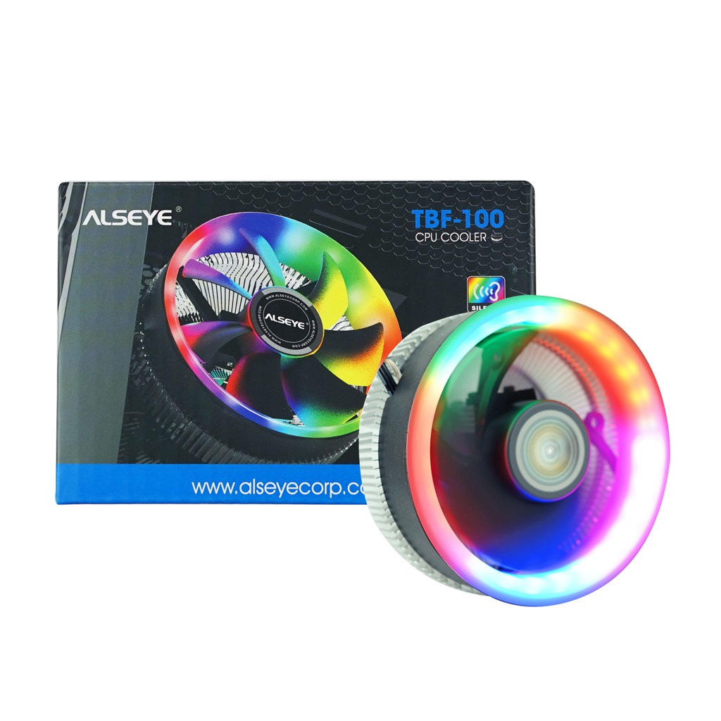 Fan Processor Prosesor Gaming LED RGB Intel AMD Alseye TBF100