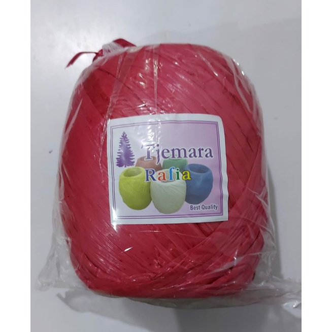 

Tali Rafia warna merah
