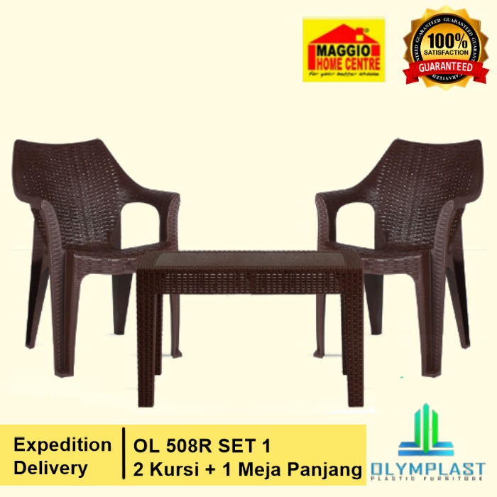 KURSI TERAS PLASTIK - KURSI PLASTIK TERAS - OL 508R- OLYMPLAST