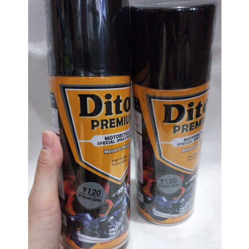 Pilok Pilox Cat Semprot DITON Premium 9120 Primer Grey / Cat Dasar / Epoxy (400cc / 400ml)