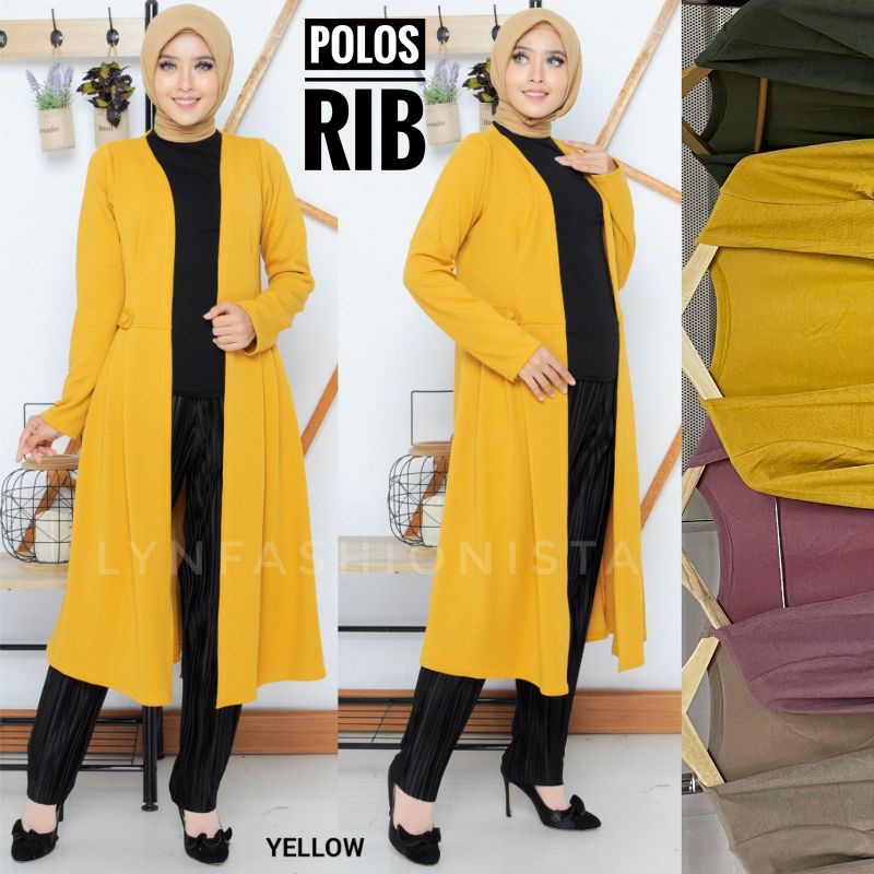 CARDIGAN MUSLIM WANITA MURAH BAHAN MELAR/KANAYA