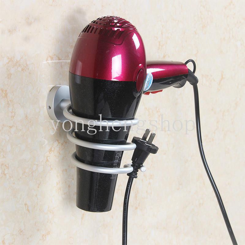 Rak Holder Hair Dryer Bahan Aluminum Untuk Kamar Mandi