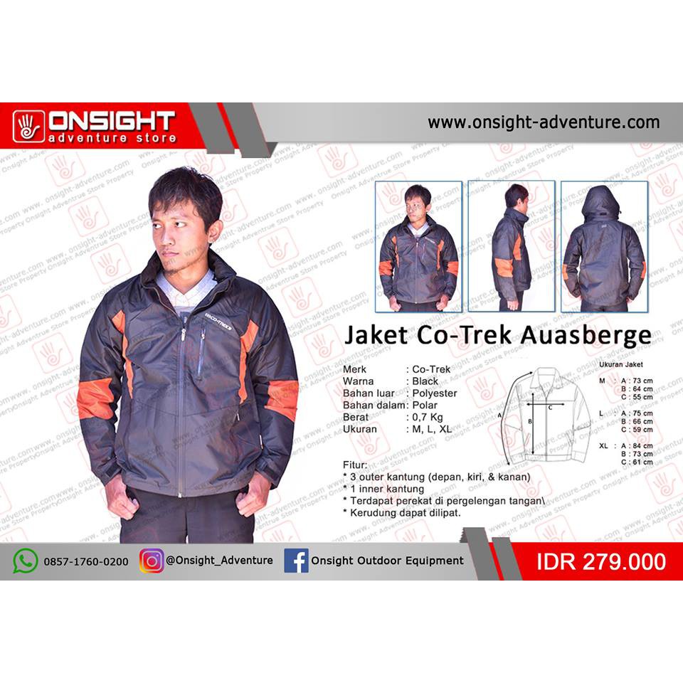 Jaket Gunung Co-Trek Auasberge