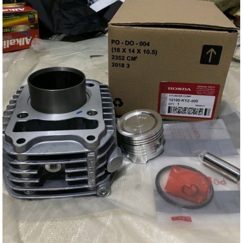 Blok Seher Set KYZ Honda Supra X 125 Helm In injeksi Part HGP 12100-KYZ-900