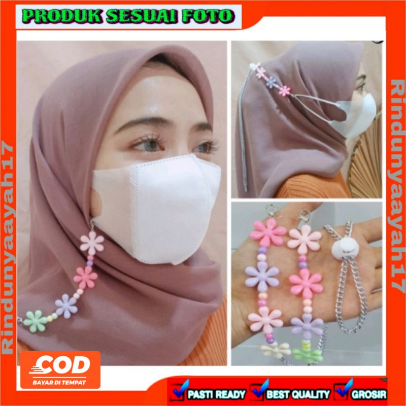 Strap Masker 2in1 Konektor Headloop Tali Masker Kalung Masker  Aksesoris Fashion