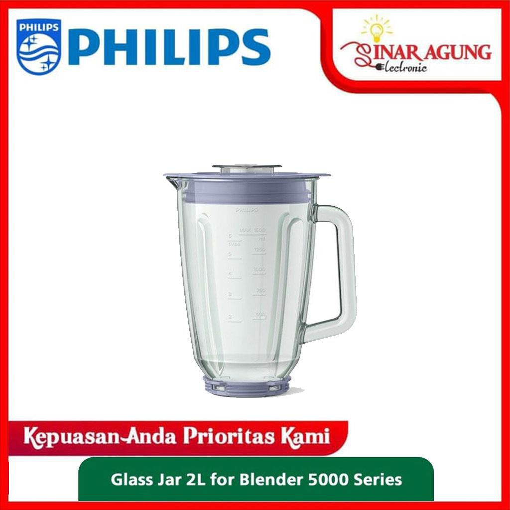 PHILIPS GLAS JAR ACCESSORY BLENDER HR3214/05 LAVENDER 100% ORI