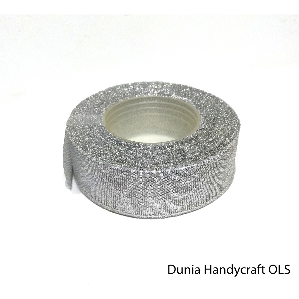 Pita Silver 1 inch 20 yard - Tali Hias Perak