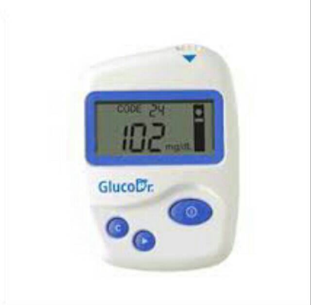 Alat Tes Gula Darah dan Strip Gluco Dr Bio Sensor GlucoDr Biosensor AGM 2100 Murah