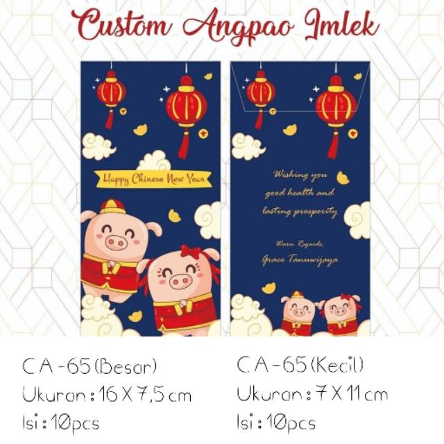 

Custom Angpao Imlek Chinese New Year Amplop Wedding Christmas Best Seller