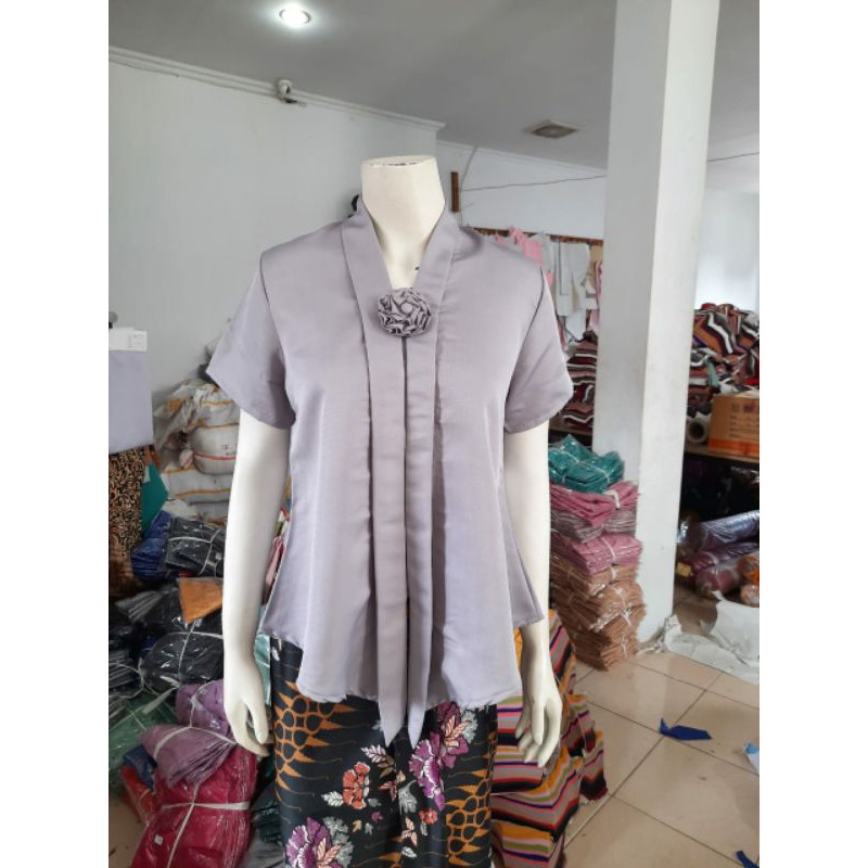 (Pd92/100) Kebaya Floy kutubaru kartini encim PENDEK BALOTELI busui KeroncongBusana (PDK)-Abu Muda