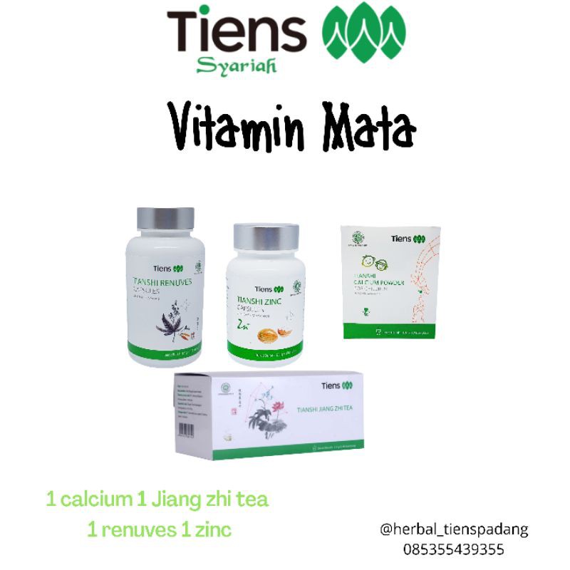 Vitamin Mata herbal Tiens / Tianshi / Obat mata minus / silinder