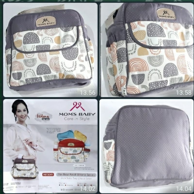 isd/jnid MBT3049 TAS KECIL ,MBT3050 TAS BESAR MOMS BABY SERI WILONA