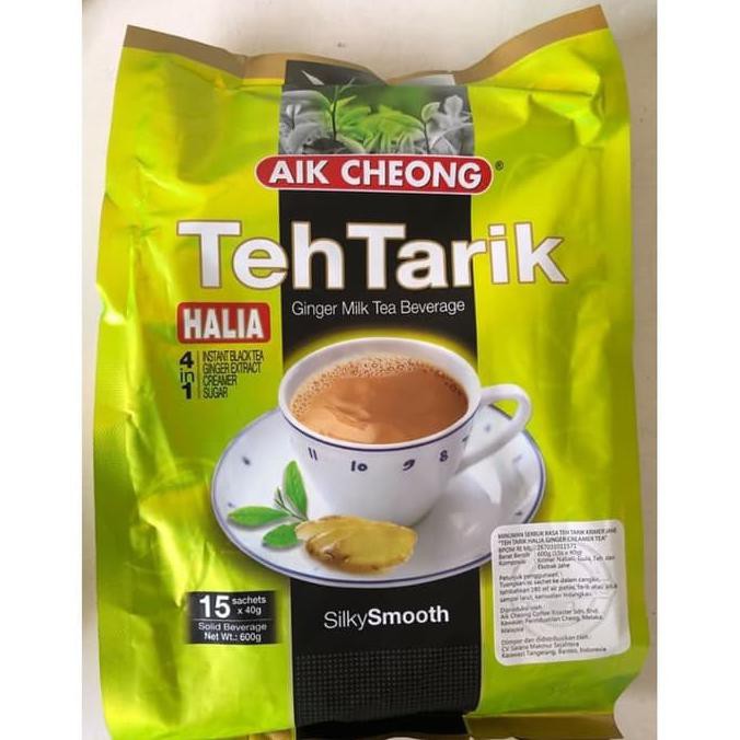 

Teh-Bubuk- Aik Cheong Teh Tarik Halia Ginger Milk Tea Beverage 4in1 600grm -Dijamin-Halal.