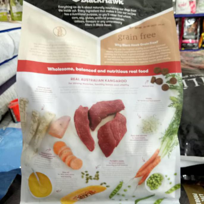 

New Blackhawk Grain Free Adult Kangaroo All Size 2.5Kg Real Meat 56%