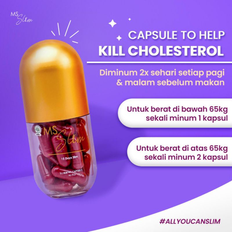 [bisa COD] 100% ori Slimming Capsule by MS Glow