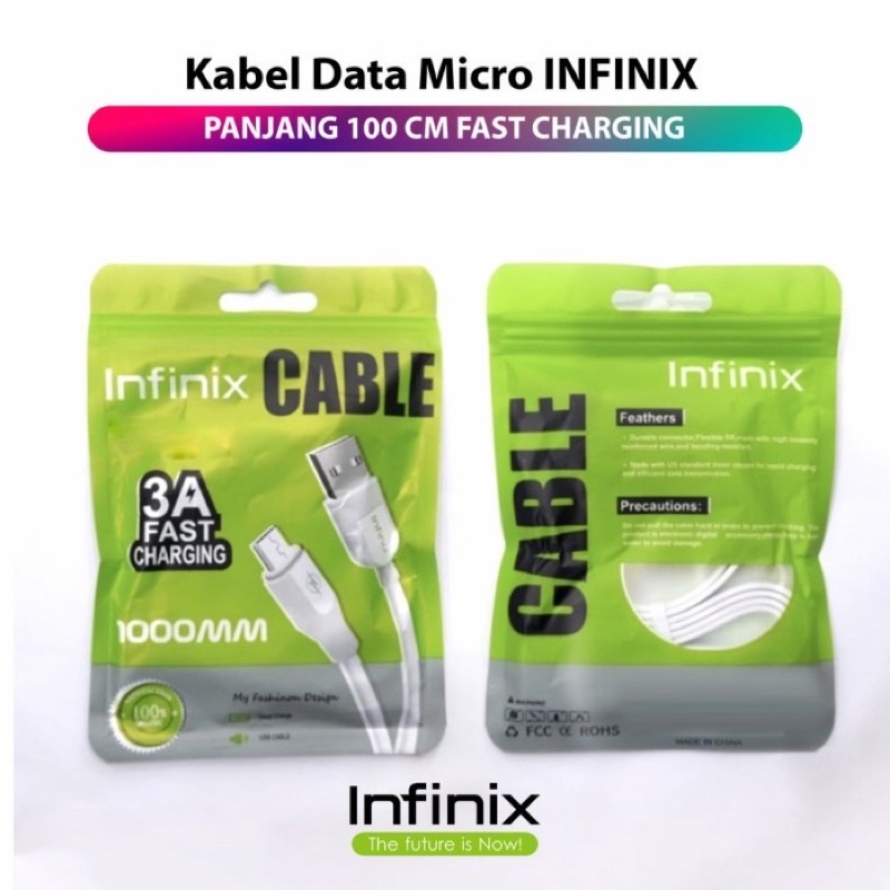 Kabel Data Micro USB Infinix Hot 9 Pro / Hot 10 Original Fast Charging