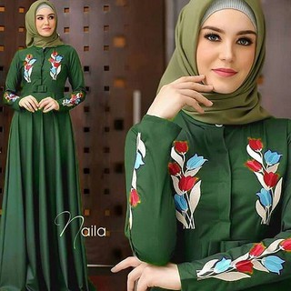 Naila Baju  Gamis  Wanita  Santi Susilawati gamismurah 