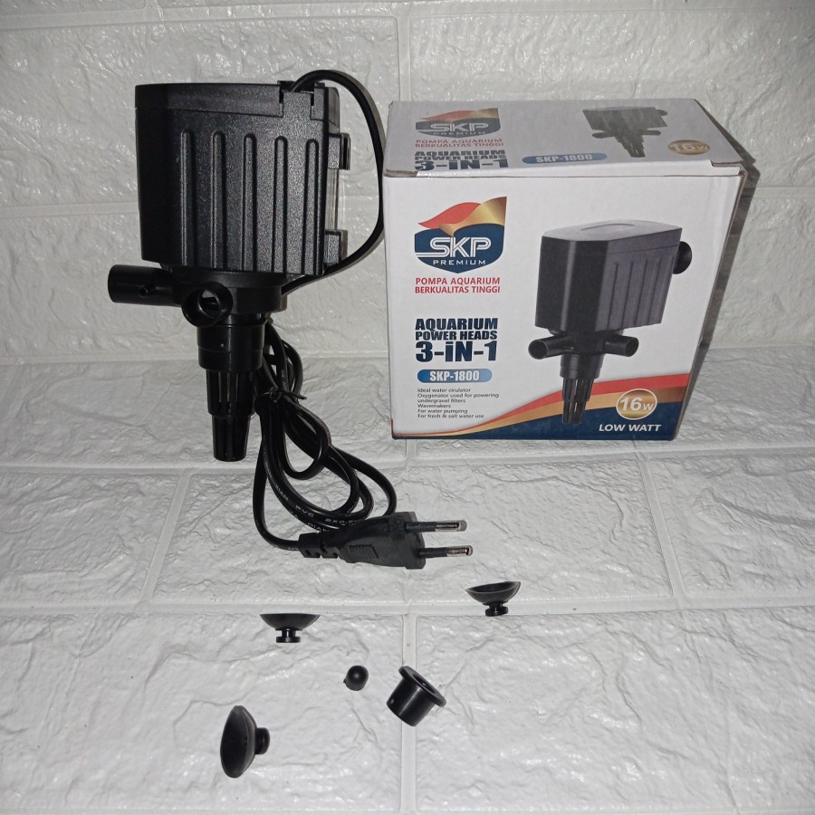 SKP Premium 1800 Mesin Pompa Air Celup Aquarium Kolam Ikan Aquascape